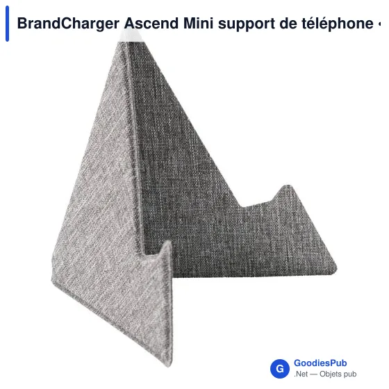 Support de téléphone personnalisable BrandCharger Ascend Mini avec logo - Image 7