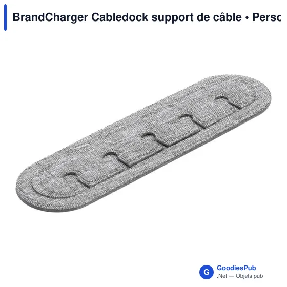 Support de câble personnalisable BrandCharger pour un bureau organiséavec logo - Image 6