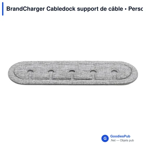 Support de câble personnalisable BrandCharger pour un bureau organiséavec logo - Image 7