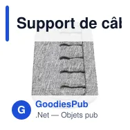 Support de câble personnalisable BrandCharger pour un bureau organiséavec logo - Miniature 8