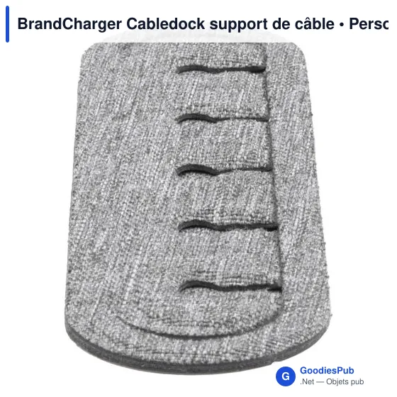 Support de câble personnalisable BrandCharger pour un bureau organiséavec logo - Image 8