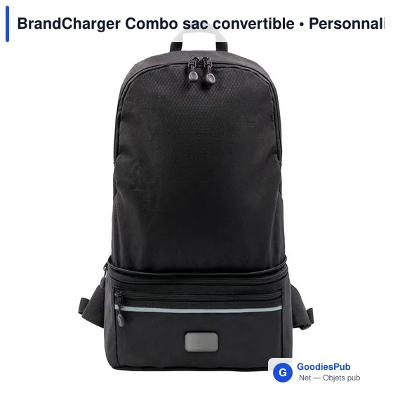 Sac convertible personnalisable BrandCharger Combo avec logo - Image 9