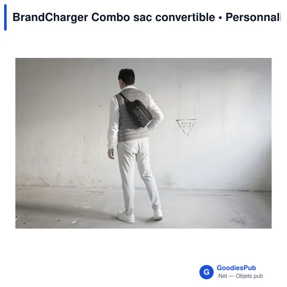 Sac convertible personnalisable BrandCharger Combo avec logo - Image 10