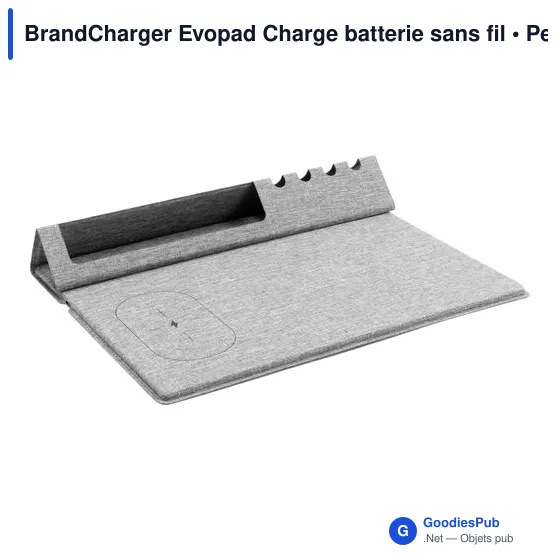 Tapis de souris multifonctionnel personnalisable avec logo - BrandCharger Evopad - Image 2
