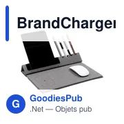 Tapis de souris multifonctionnel personnalisable avec logo - BrandCharger Evopad - Miniature 5
