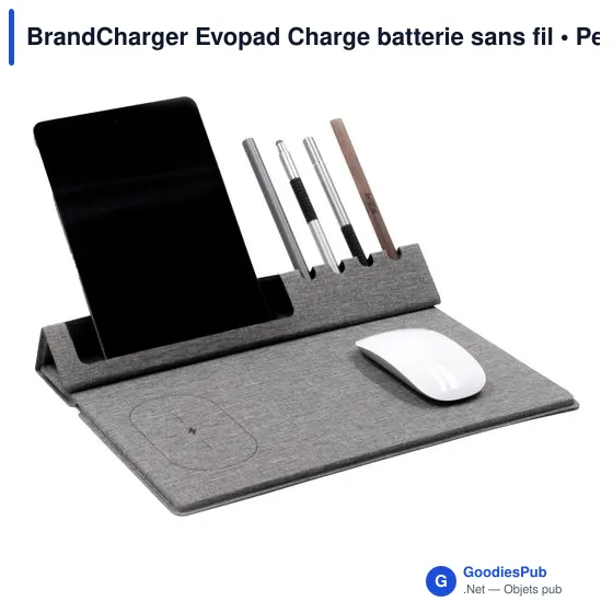 Tapis de souris multifonctionnel personnalisable avec logo - BrandCharger Evopad - Image 5