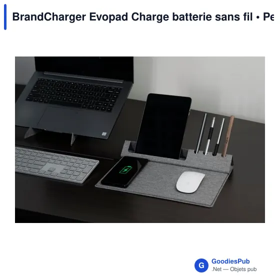 Tapis de souris multifonctionnel personnalisable avec logo - BrandCharger Evopad - Image 8