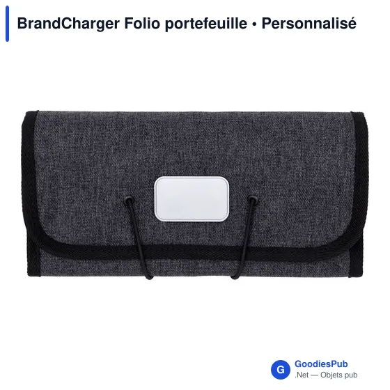 Portefeuille BrandCharger personnalisable pour appareils numériques etavec logo - Image 1