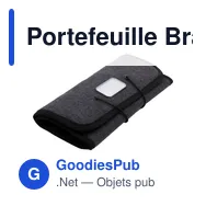 Portefeuille BrandCharger personnalisable pour appareils numériques etavec logo - Miniature 2