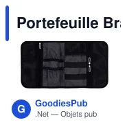Portefeuille BrandCharger personnalisable pour appareils numériques etavec logo - Miniature 3