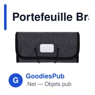 Portefeuille BrandCharger personnalisable pour appareils numériques etavec logo - Miniature 9