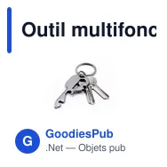 Outil multifonction personnalisable Kee avec logo - BrandCharger - Miniature 5