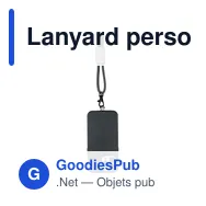 Lanyard personnalisable BrandCharger pour téléphone avec logo - Miniature 5