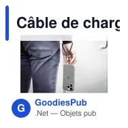 Câble de chargement personnalisable BrandCharger avec logo - Miniature 12