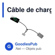 Câble de chargement personnalisable BrandCharger avec logo - Miniature 4