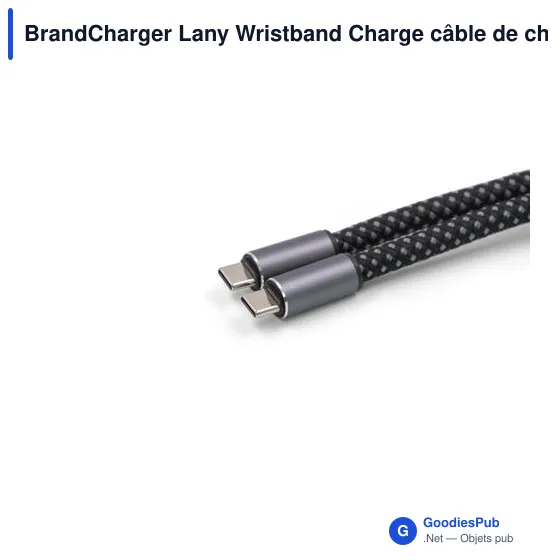 Câble de chargement personnalisable BrandCharger avec logo - Image 5