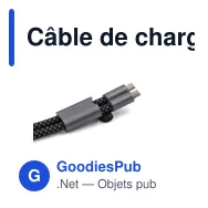 Câble de chargement personnalisable BrandCharger avec logo - Miniature 7