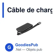 Câble de chargement personnalisable BrandCharger avec logo - Miniature 9