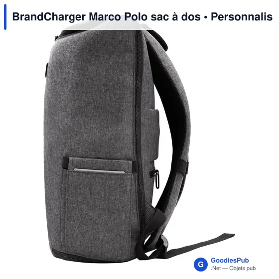 Sac à dos personnalisable Marco Polo avec logo - BrandCharger - Image 12