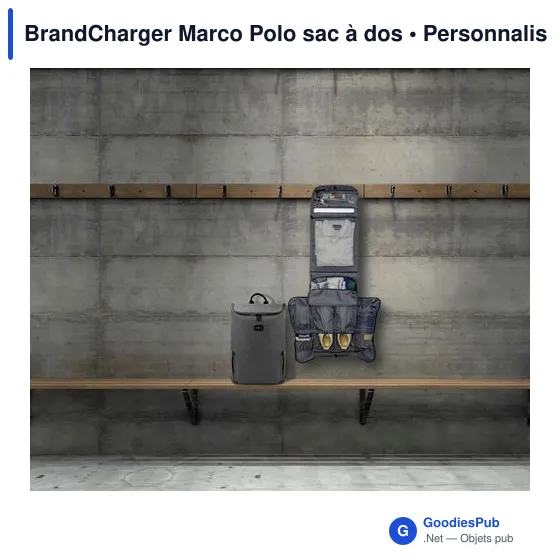 Sac à dos personnalisable Marco Polo avec logo - BrandCharger - Image 4
