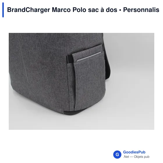 Sac à dos personnalisable Marco Polo avec logo - BrandCharger - Image 7
