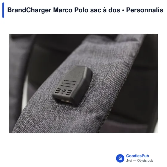 Sac à dos personnalisable Marco Polo avec logo - BrandCharger - Image 8