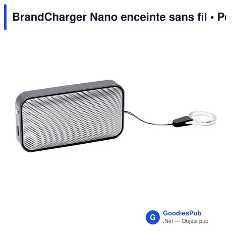 BrandCharger Nano enceinte sans fil