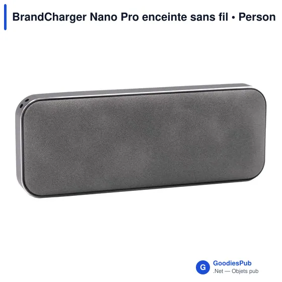 Enceinte sans fil personnalisable BrandCharger Nano Pro avec logo - Image 11