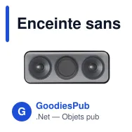 Enceinte sans fil personnalisable BrandCharger Nano Pro avec logo - Miniature 12