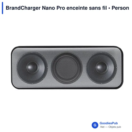 Enceinte sans fil personnalisable BrandCharger Nano Pro avec logo - Image 12