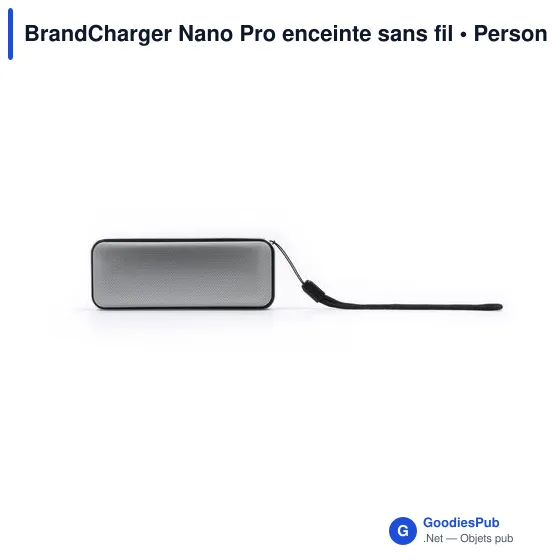 Enceinte sans fil personnalisable BrandCharger Nano Pro avec logo - Image 5