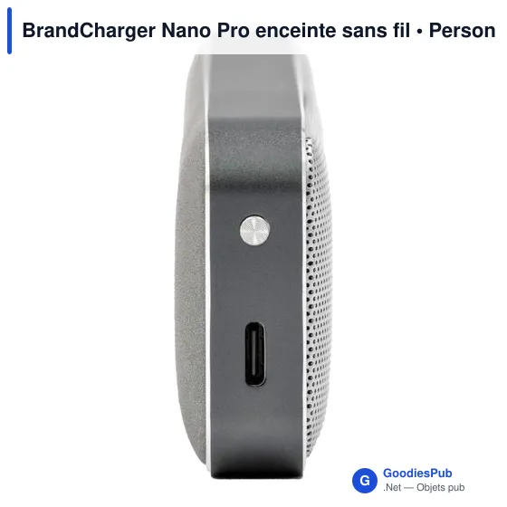 Enceinte sans fil personnalisable BrandCharger Nano Pro avec logo - Image 6