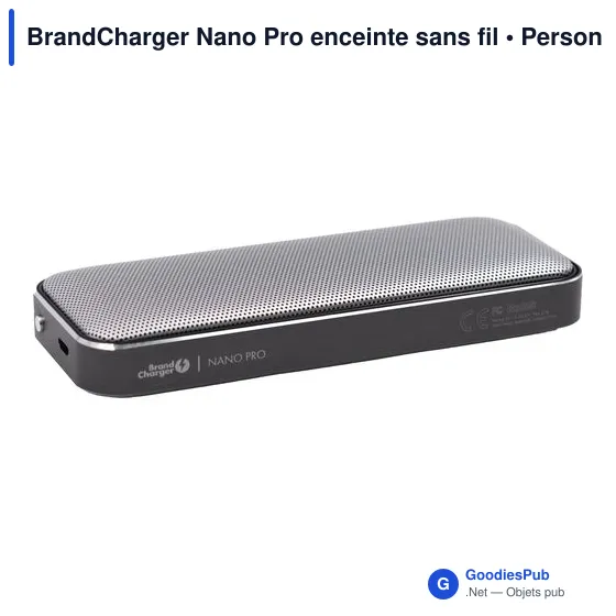 Enceinte sans fil personnalisable BrandCharger Nano Pro avec logo - Image 8