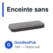 Enceinte sans fil personnalisable BrandCharger Nano Pro avec logo - Miniature 10