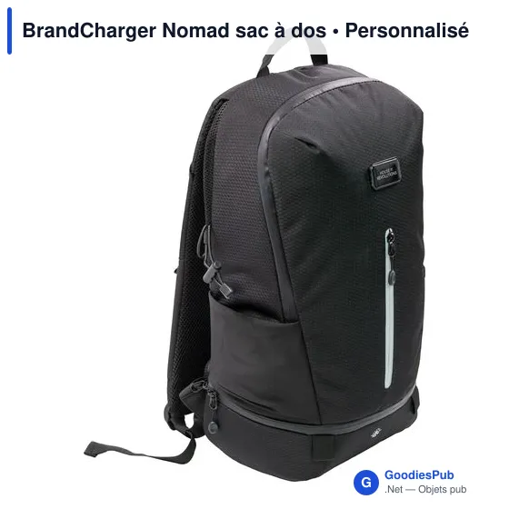 Sac à dos personnalisable BrandCharger Nomad avec logo - Image 2