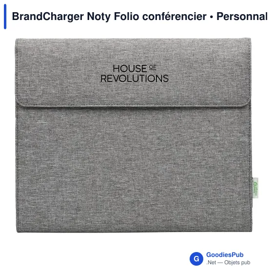 Conférencier personnalisable Noty Folio avec logo - BrandCharger - Image 3