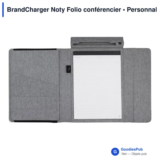 Conférencier personnalisable Noty Folio avec logo - BrandCharger - Image 4