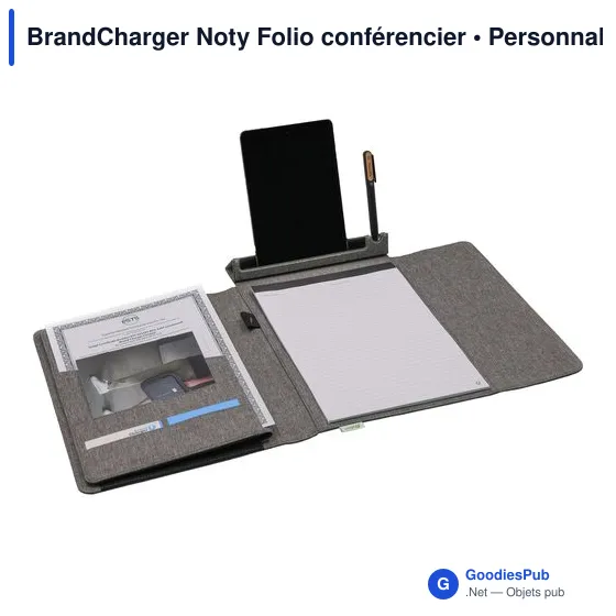 Conférencier personnalisable Noty Folio avec logo - BrandCharger - Image 7