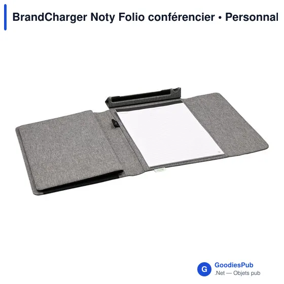 Conférencier personnalisable Noty Folio avec logo - BrandCharger - Image 8