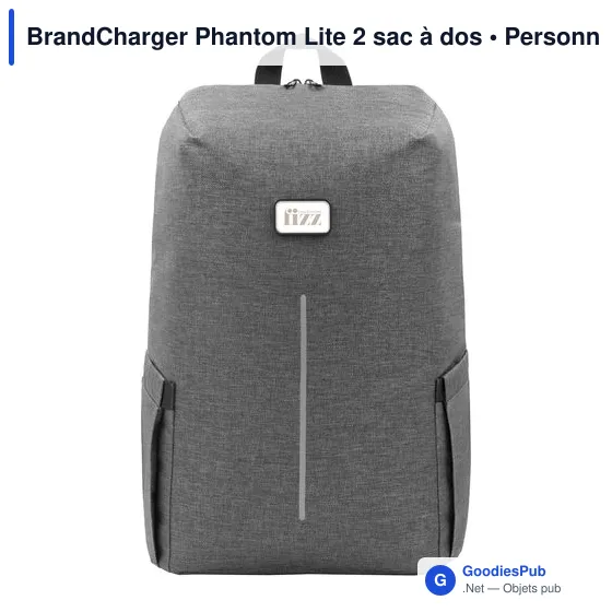Sac à dos personnalisable BrandCharger Phantom Lite 2 avec logo - Image 3