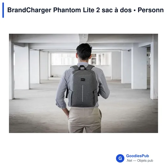 Sac à dos personnalisable BrandCharger Phantom Lite 2 avec logo - Image 5