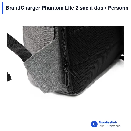 Sac à dos personnalisable BrandCharger Phantom Lite 2 avec logo - Image 6