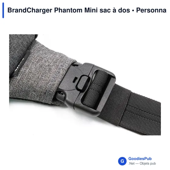 Sac à dos personnalisable BrandCharger Phantom Mini avec logo - Image 5