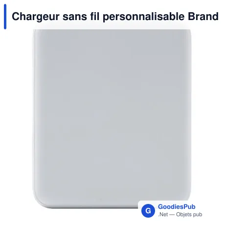 Chargeur sans fil personnalisable BrandCharger Powercharge Air avec logo