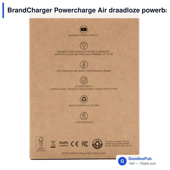BrandCharger Powercharge Air draadloze powerbank - Image 9