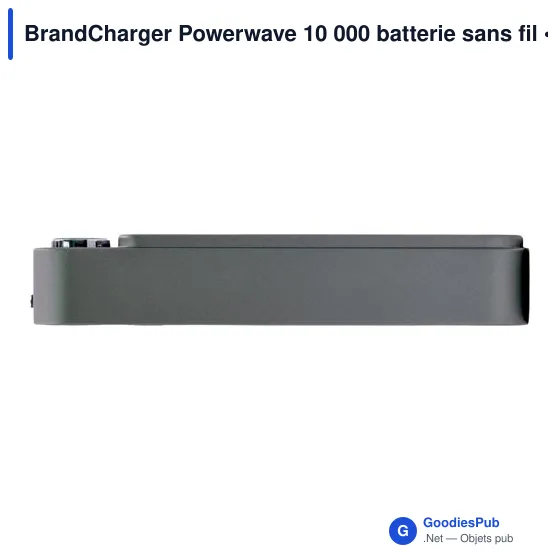 Batterie externe personnalisable Powerwave 10 000 avec logo - Image 4
