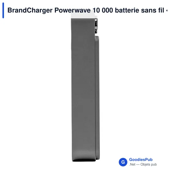 Batterie externe personnalisable Powerwave 10 000 avec logo - Image 5
