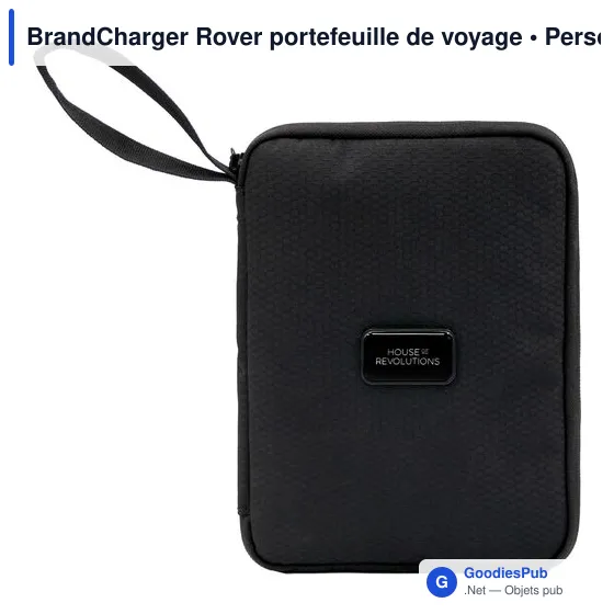 Portefeuille de voyage personnalisable BrandCharger Rover avec logo - Image 3