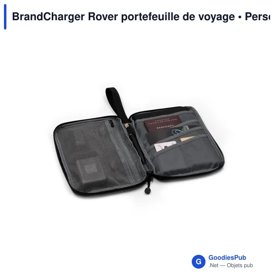 Portefeuille de voyage personnalisable BrandCharger Rover avec logo - Image 4