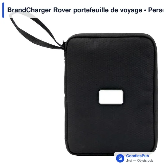 Portefeuille de voyage personnalisable BrandCharger Rover avec logo - Image 7
